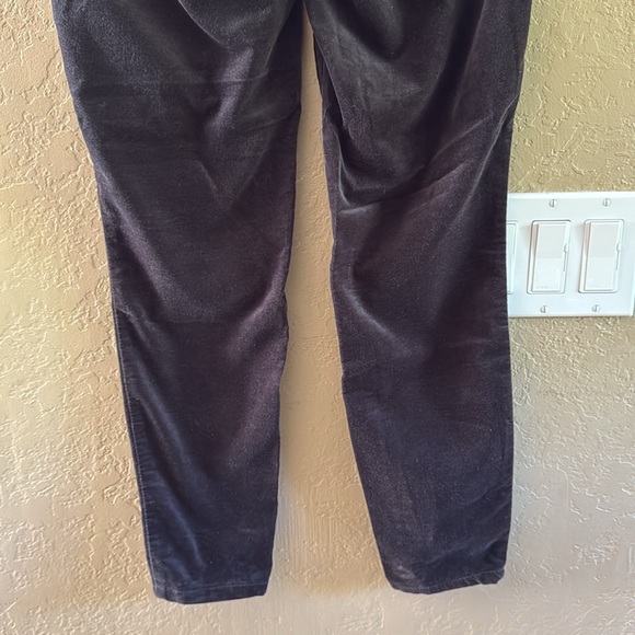 Talbots Petites Women’s Flawless 5 Pocket stretch Jegging Dark brown Velour 4P - Picture 11 of 13